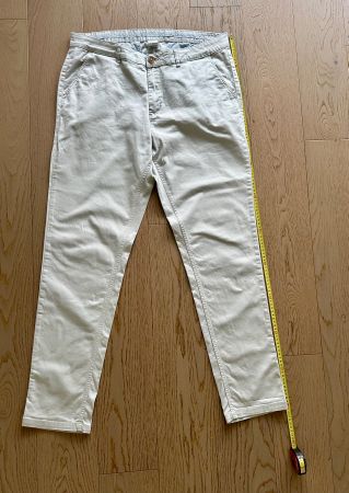 Hose für Herren, Gr. 34, helles Beige