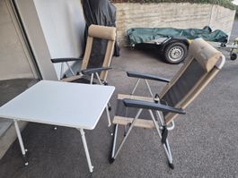 Quechua Campingstuhl Klappstuhl Beiges Gestell i