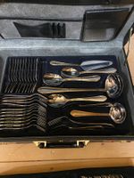 Solinger Besteck-Set, vergoldet, 70-teilig, Nie Gebraucht