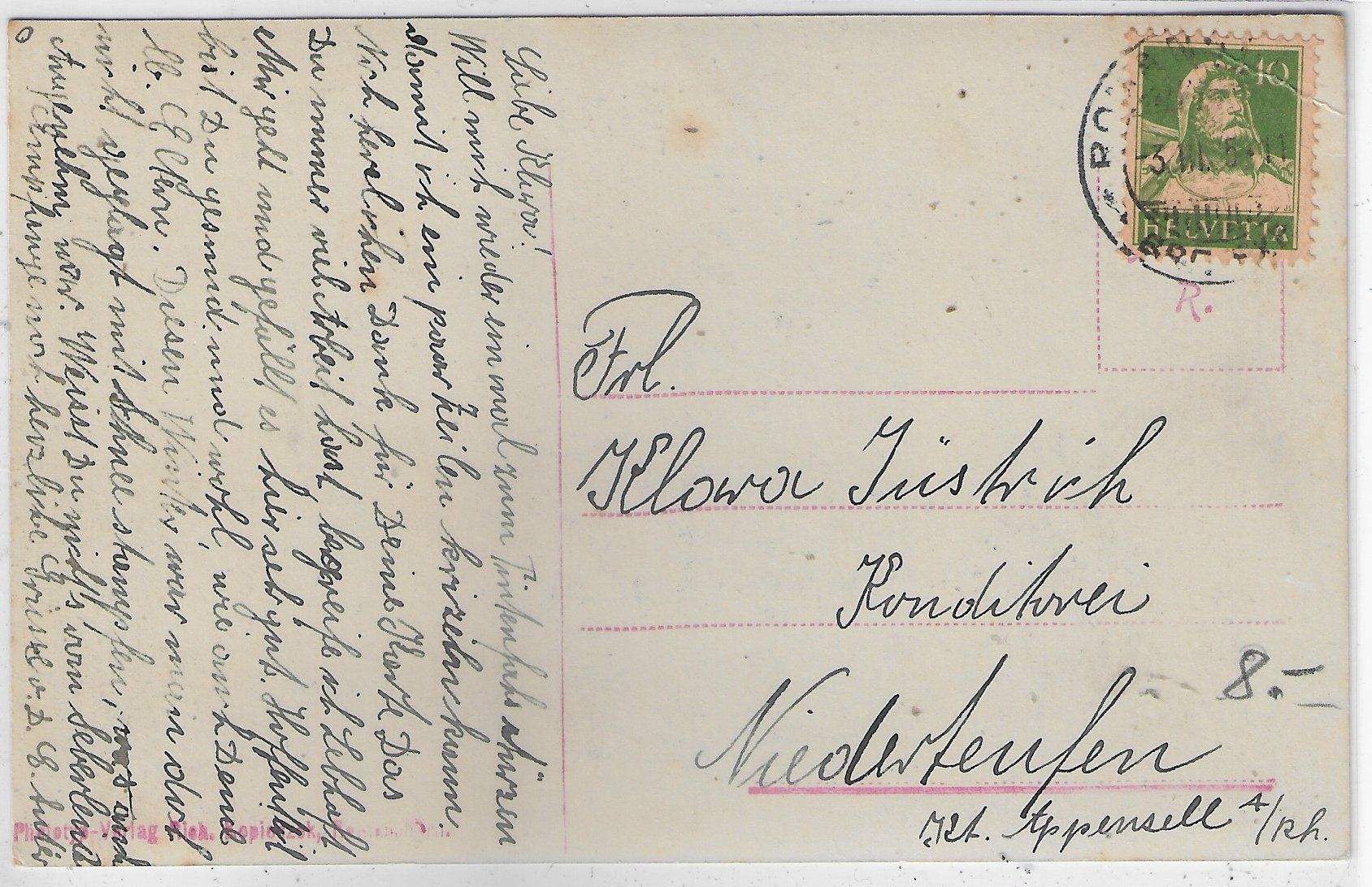 Cartoline postali: Romanshorn - Alte Kirche – Usato da Ettingen venduto da Kartenplanet 1