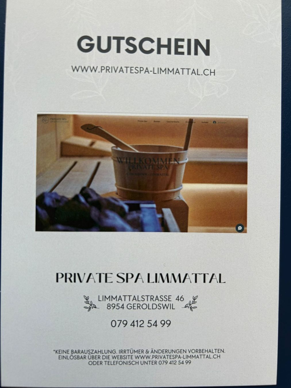 Gutscheine: Private Spa - Wellness exklusiv – Neu und originalverpackt aus Geroldswil von 007pat 1