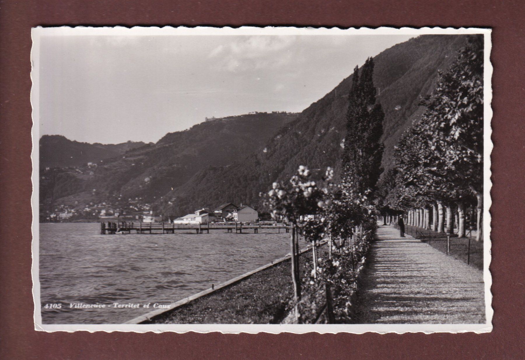 Cartoline postali: VILLENEUVE - Quai – Usato da Pully venduto da nicecards-shop