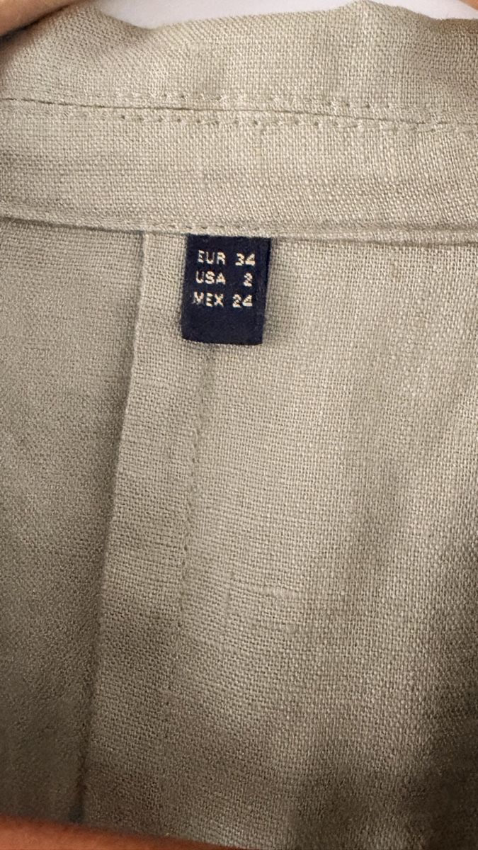 Jacken: Blazer Massimo Dutti lin vert olive taille 34  – Gebraucht aus Bulle von LeMoleson 7