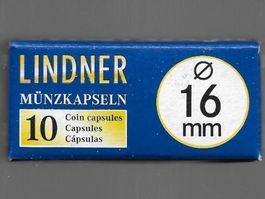 Lindner 10er Pack Münzkapseln 16 mm