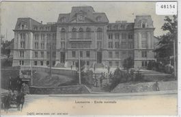 Lausanne - Ecole normale - animee