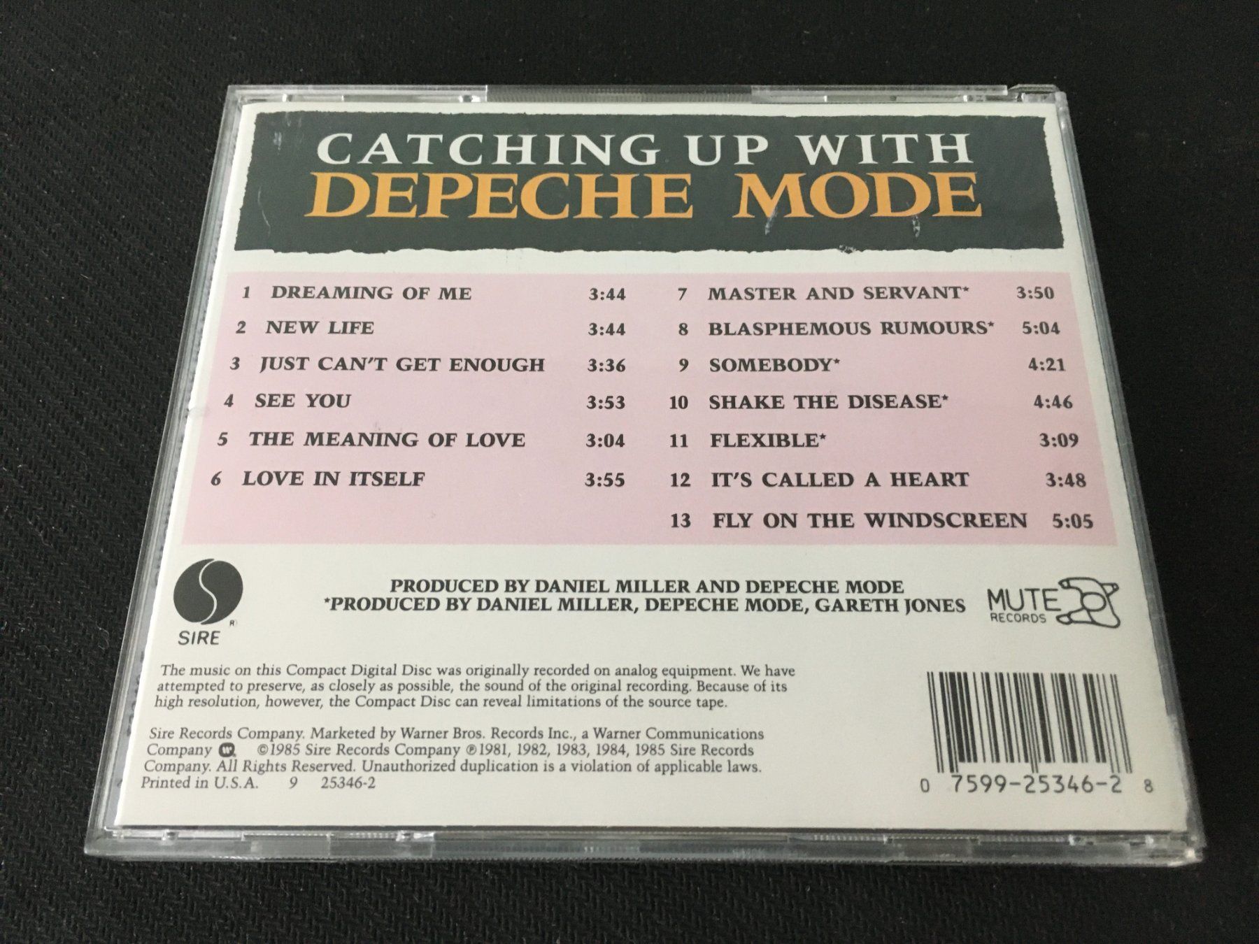 CD: Depeche Mode - Catching up with -CD- – Usato da St.Gallen venduto da MedienJoe 2