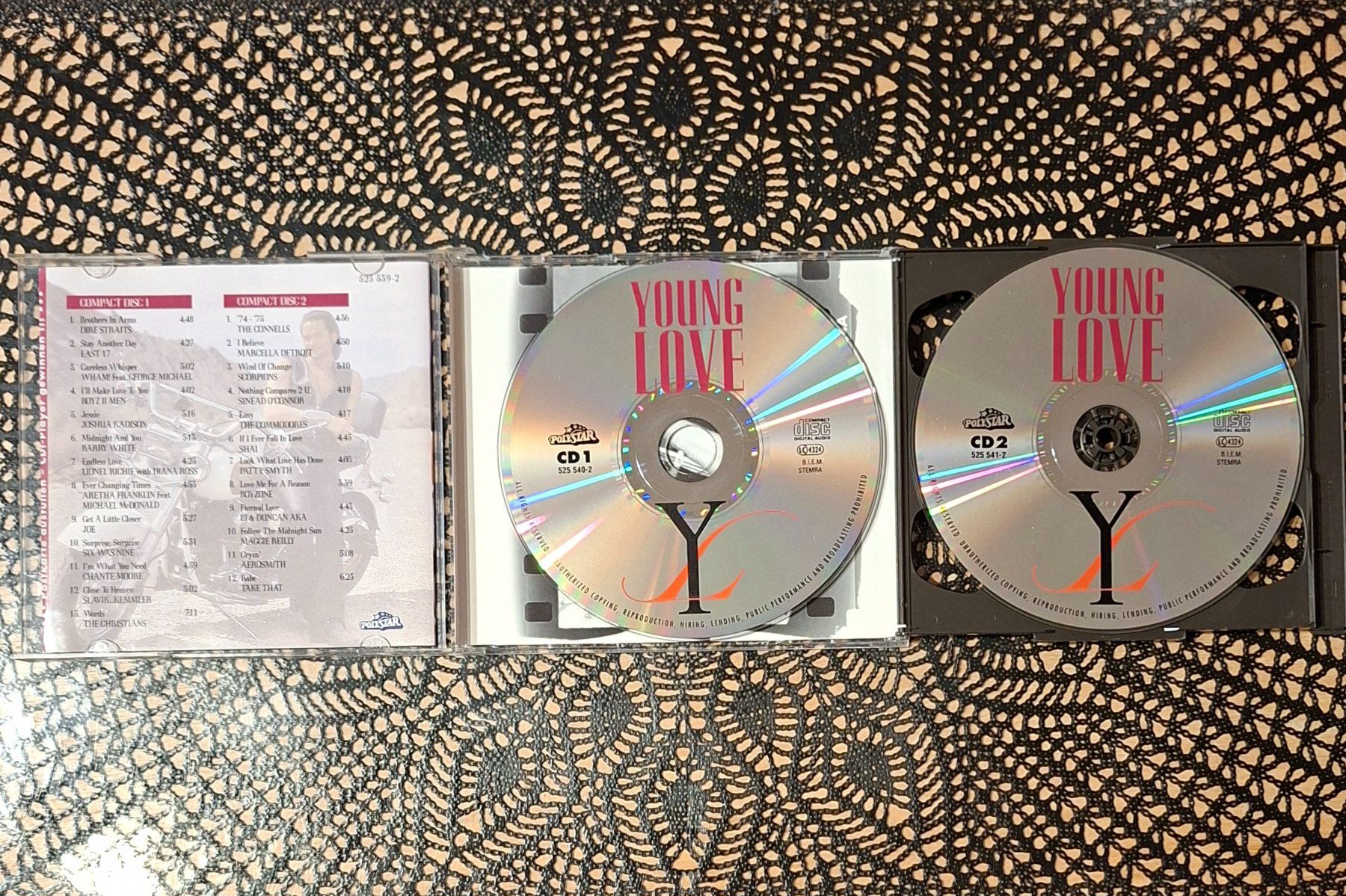CDs: Young Love - Long Versions, 2CD Balladen Compilation 1995 – Gebraucht aus Amriswil von Celini3 2