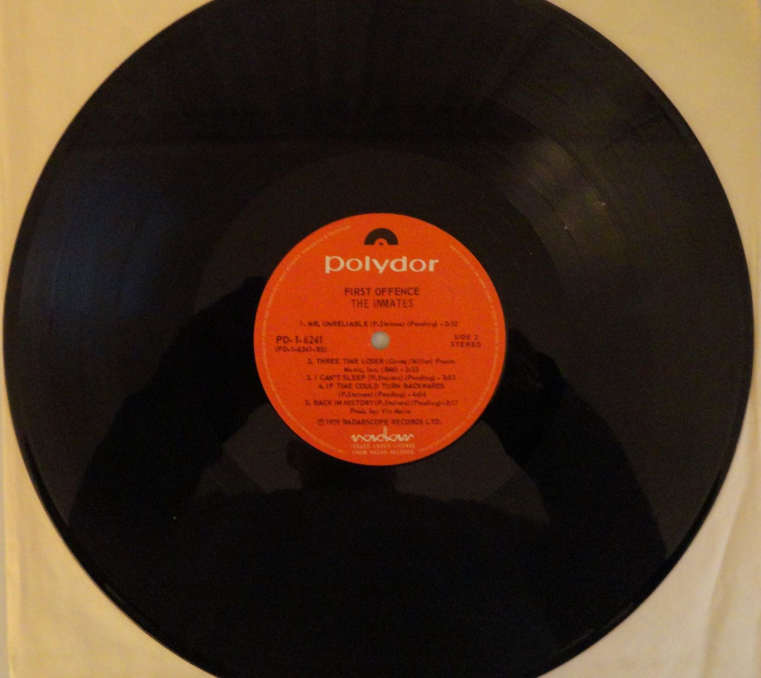 Dischi in vinile: THE INMATES - First Offence – Usato da Neftenbach venduto da Verk13 3