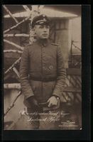 Foto-AK Sanke Nr.: 428, Leutnant Pfeifer