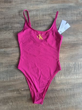 Badeanzug Damen Calvin Klein CK Grösse S 36 NEU mit Etike