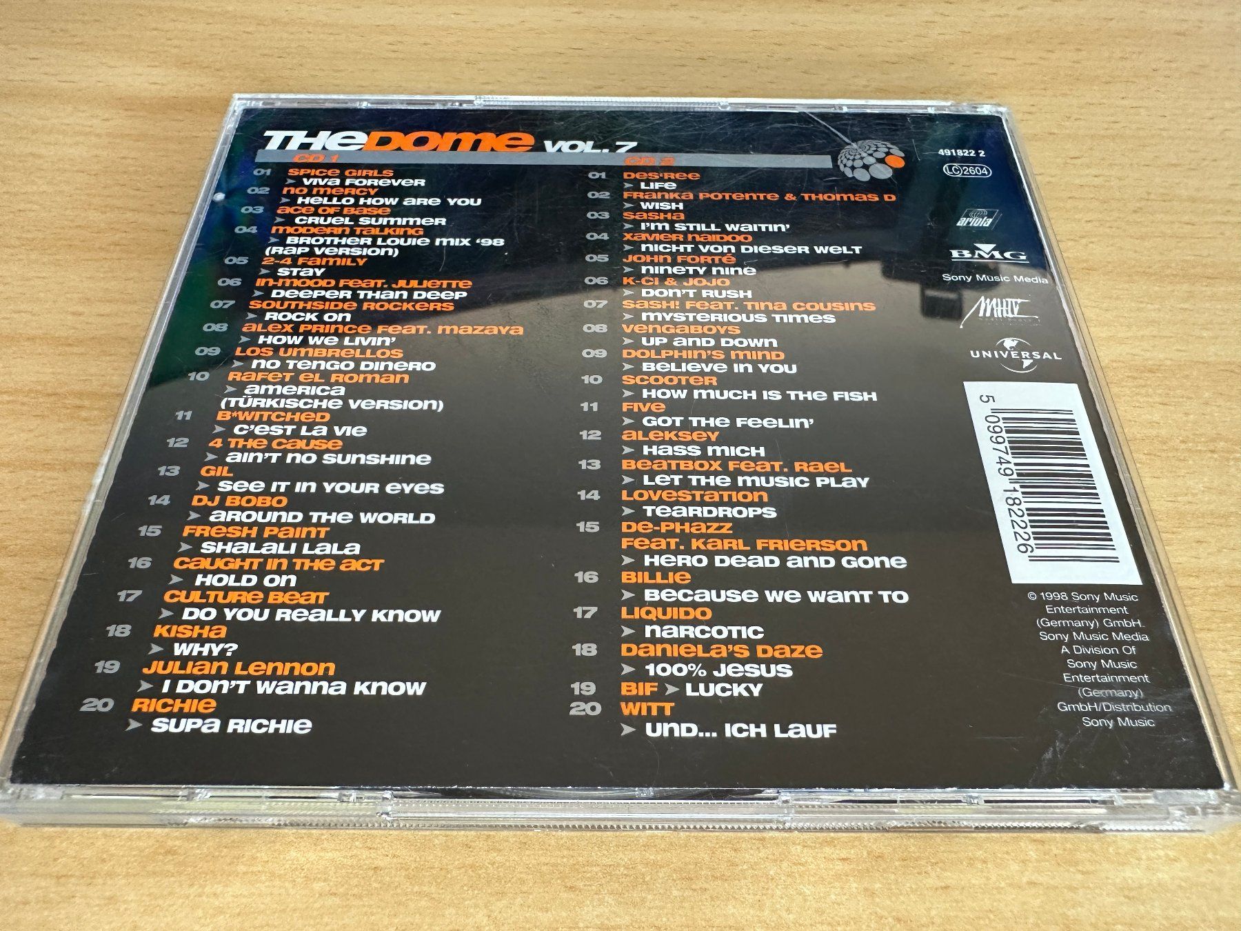 CD: Various – The Dome Vol. 7 - 2 CD – Usato da Rikon im Tösstal venduto da Alpenmutz 1