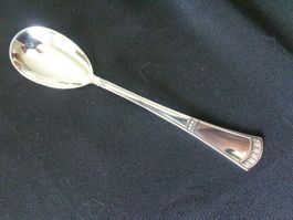 * CUILLERE A CONFITURE JEZLER PALMETTE ARGENT 800 COMME NEUF