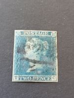 Two pence blue 1841, Platte 3