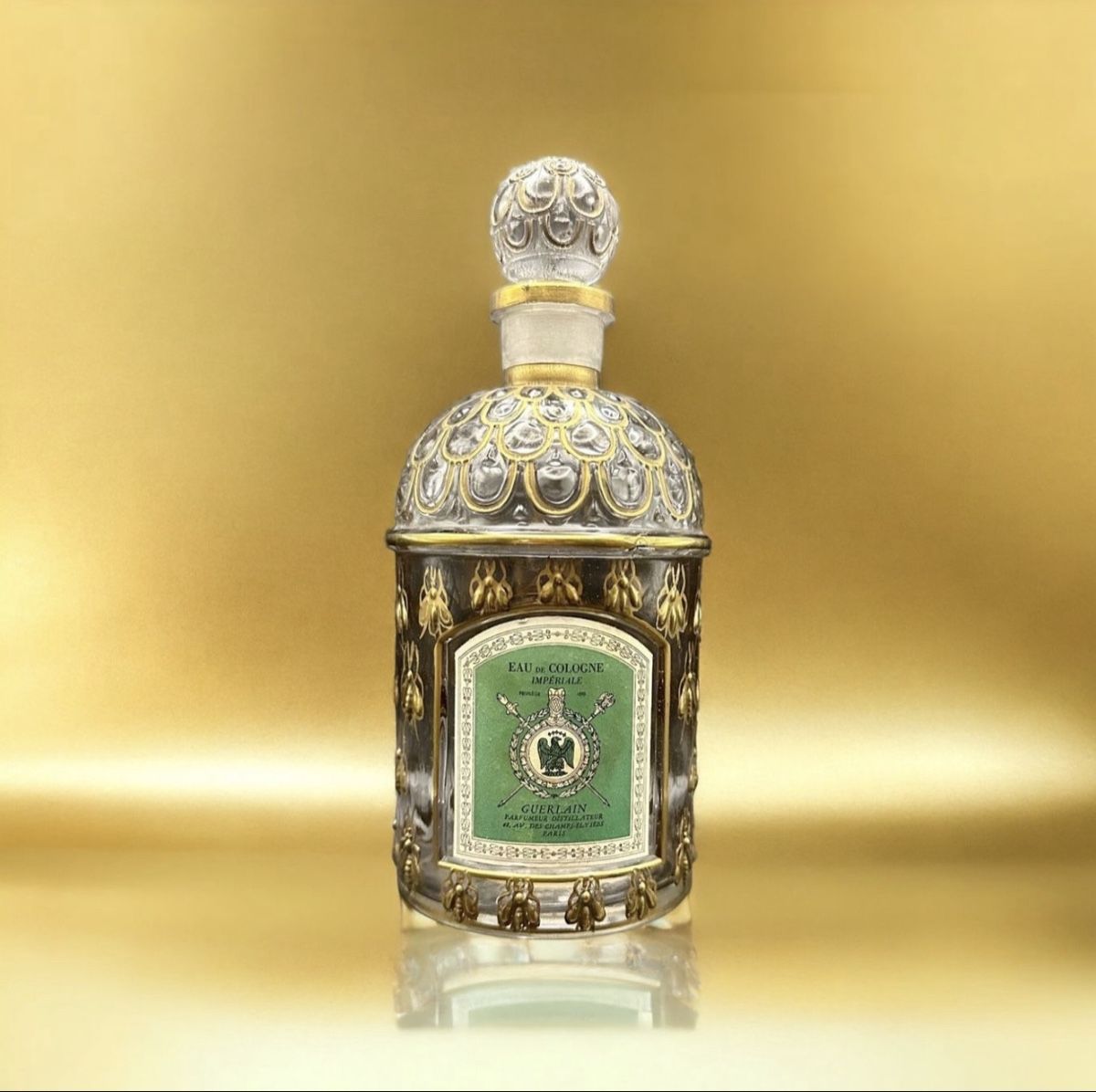 Guerlain Parfum & Eau de Toilette: BOUTEILLE GUERLAIN GOLD EAU DE COLOGNE IMPÉRIALE PRIVILÉGE' – Gebraucht aus Lamone von LaCantinaMagica