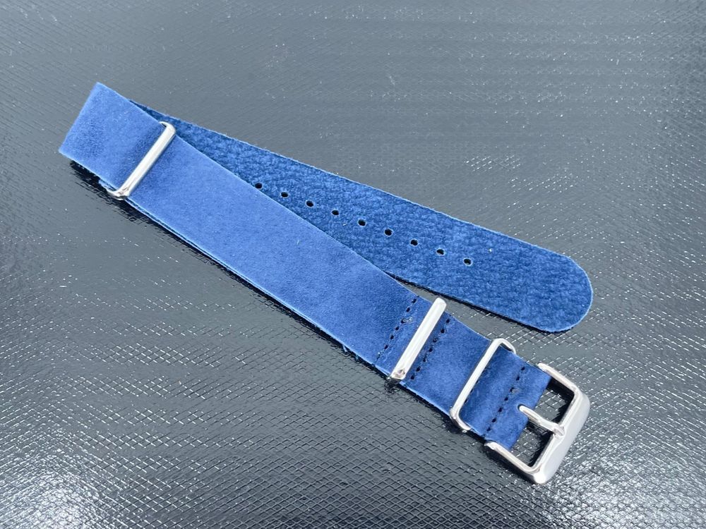 Bracciali & Braccialetti: Nato Leder Uhrenarmband 20mm – Nuovo e nell'imballaggio originale da Bruettisellen venduto da GiacomoCH 1