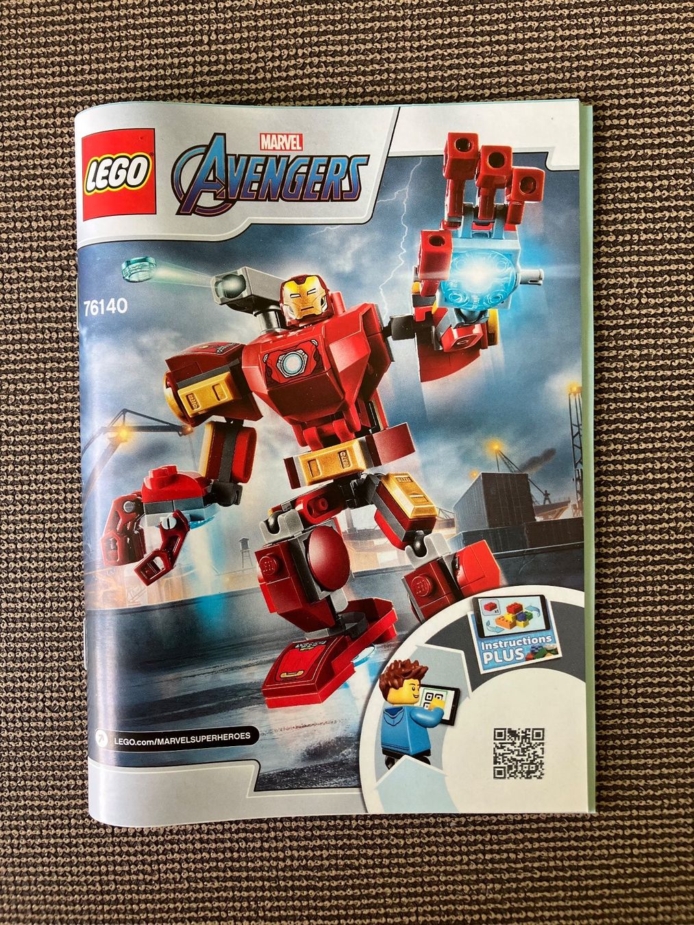 Lego Kit di costruzioni: LEGO Marvel 76140 Iron Man Mech KOMPLETT – Usato da St. Gallen venduto da ti_7knv 2