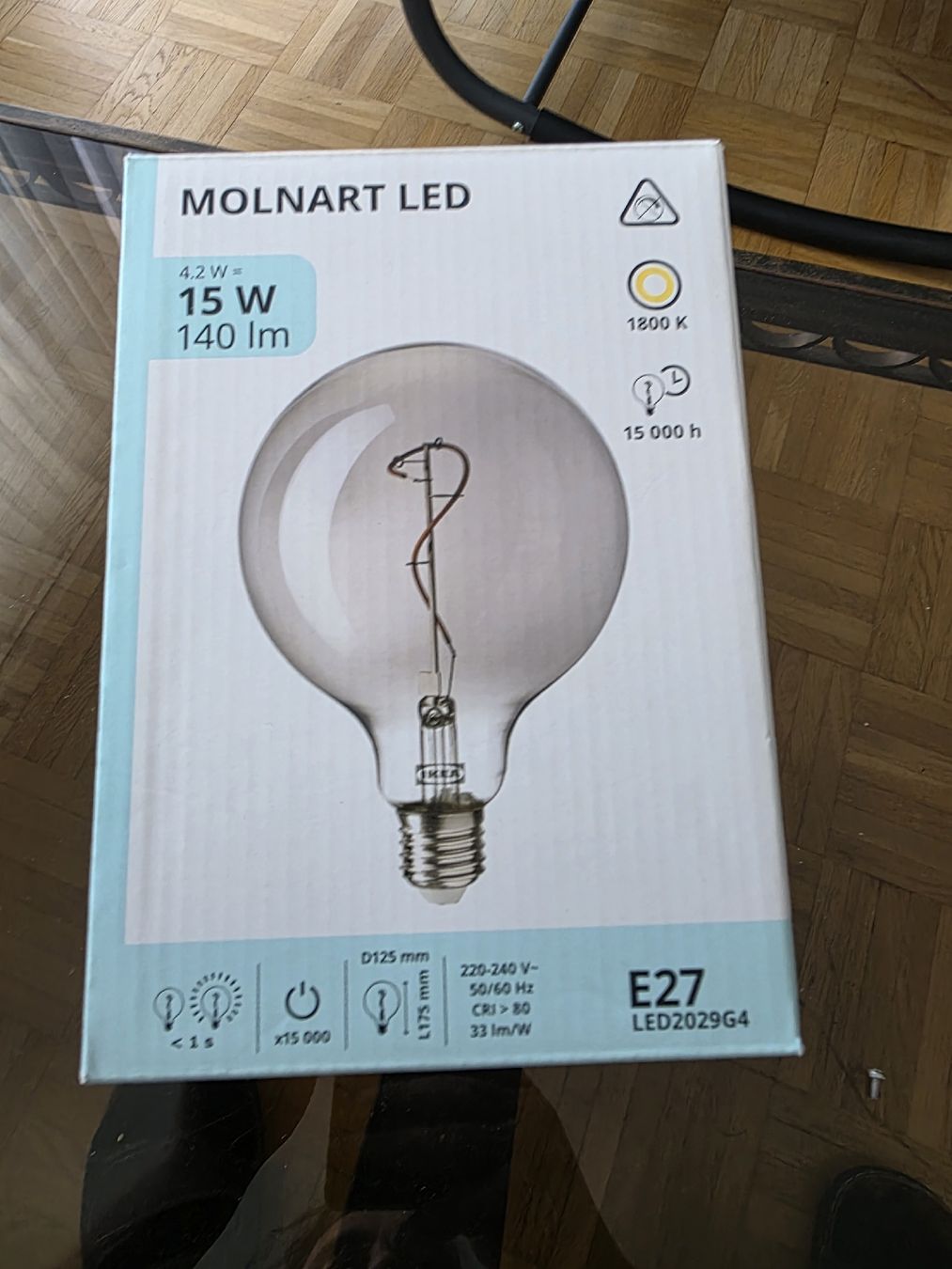 Ikea Lampade: Glühbirne Molnart LED – Nuovo (secondo la descrizione) da Fislisbach venduto da mar_9qrz