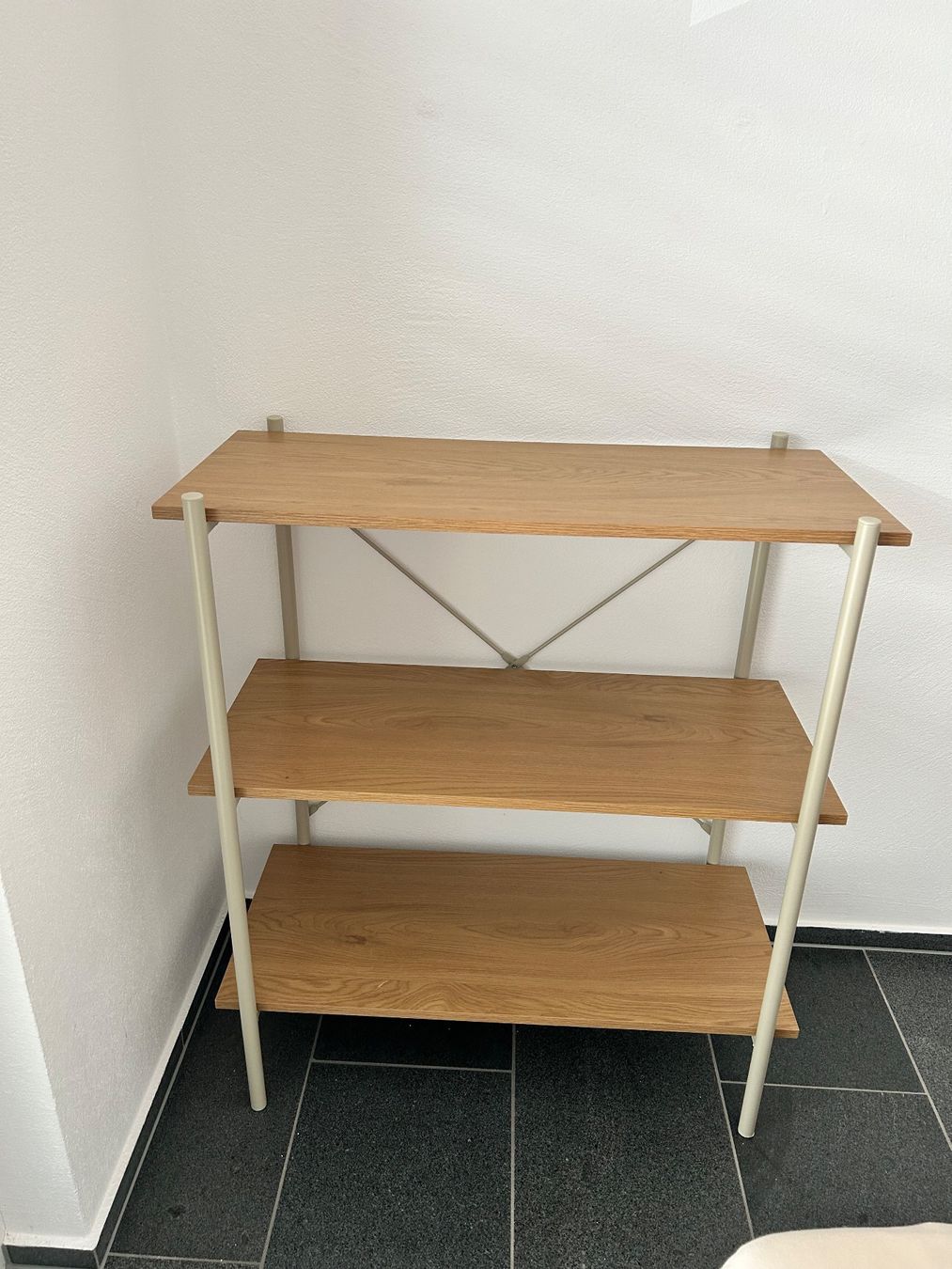 Jysk Scaffali: Jysk Regal VANDBORG 3 Regale Eiche/beige – Nuovo (secondo la descrizione) da Zizers venduto da Neka19
