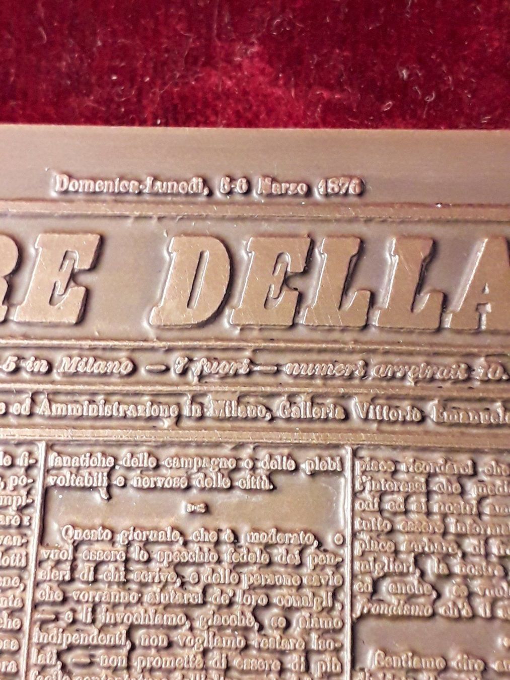 Medaillen: Gedenktafel / Medaille aus Bronze – Neu und originalverpackt aus Lugano von Maurizio_Collector 2