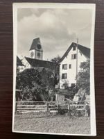 RIFFERSWIL ECHTFOTOKARTE Ortspartie mit Kirche, belebt, 1932