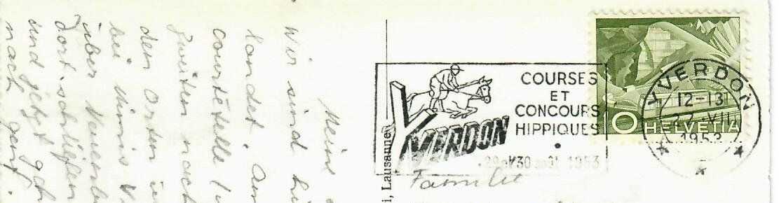 Cartoline postali: Yverdon - les - Bains – Usato da Hochdorf venduto da Ziegel-16 1