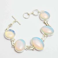 Opalite Gemstone Ethnic Handmade Bracelet Jewelry 24 Grams