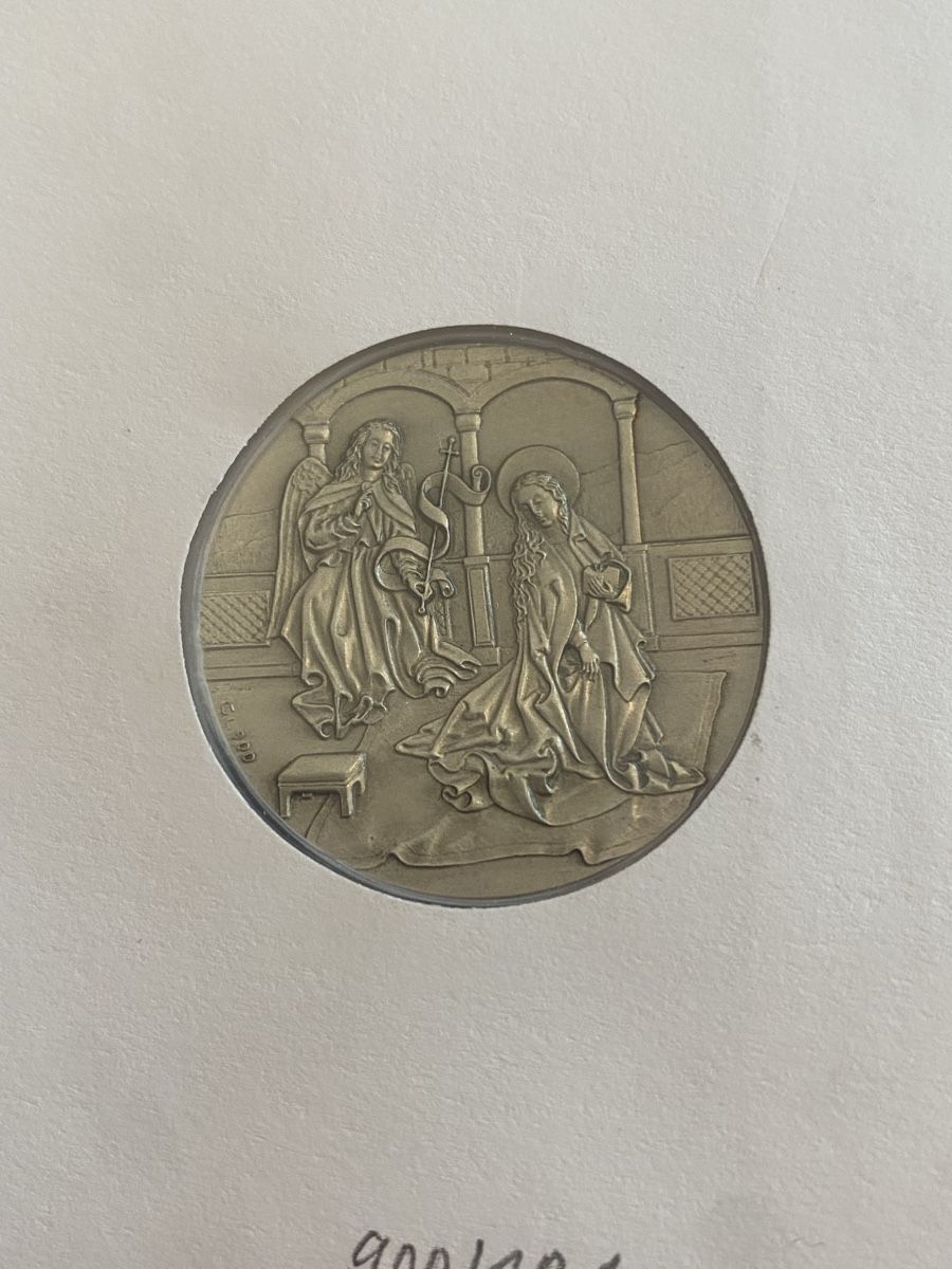 Medaglie: Silber-Numis, Weihnachten 1995, Silber 900 18 gr. – Usato da Muralto venduto da Alex1912 2