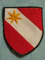 Vintage Badge Wappen Stadt Thun ST. GALLER STICKEREI