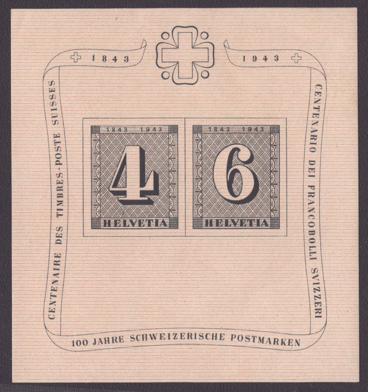 Alle Briefmarken: W14 1943 Bloc neuf * – Gebraucht aus Delémont von Silte