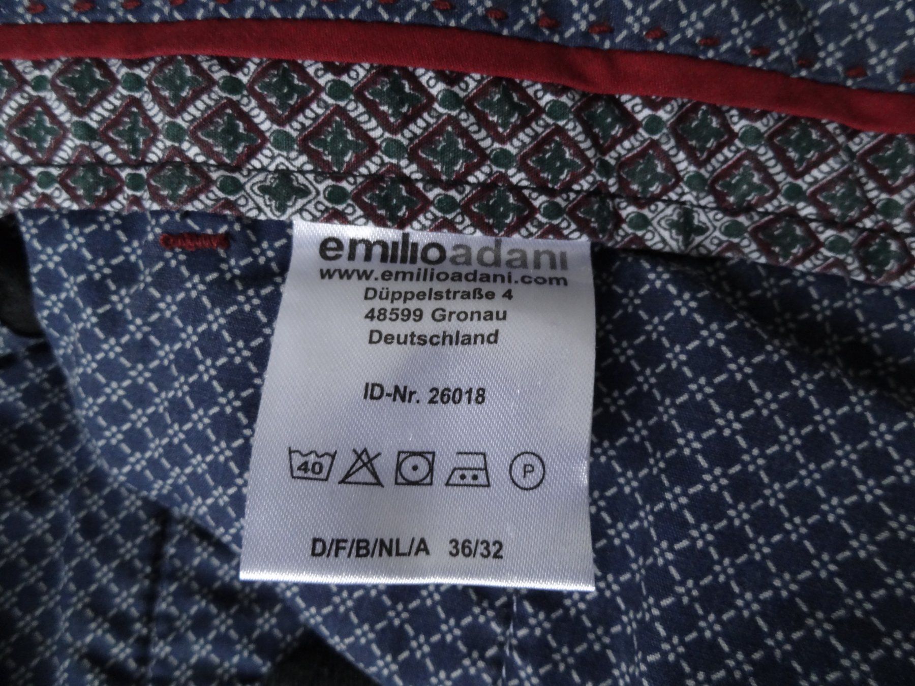 Pantaloni: Herren Hose Emilio Adani – Nuovo (secondo la descrizione) da Neunkirch venduto da reca90 2