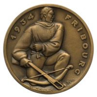 Schützenmedaille Fribourg 1934