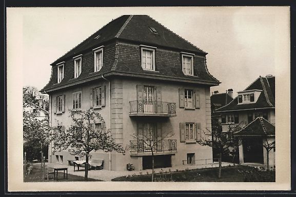 Cartoline postali: Foto-AK Yverdon, Villa mit Garten – Usato da Berlin venduto da bartko-reher