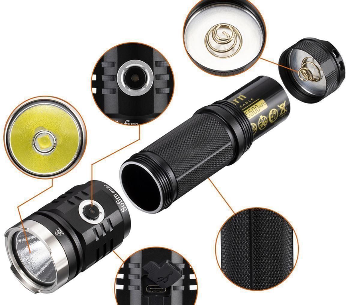 Lampade: Sofirn SP33 V3.0 Inkl. Akku, 3500 Lumen. 6000-6500k – Nuovo e nell'imballaggio originale da Arbon venduto da Helmuth 8
