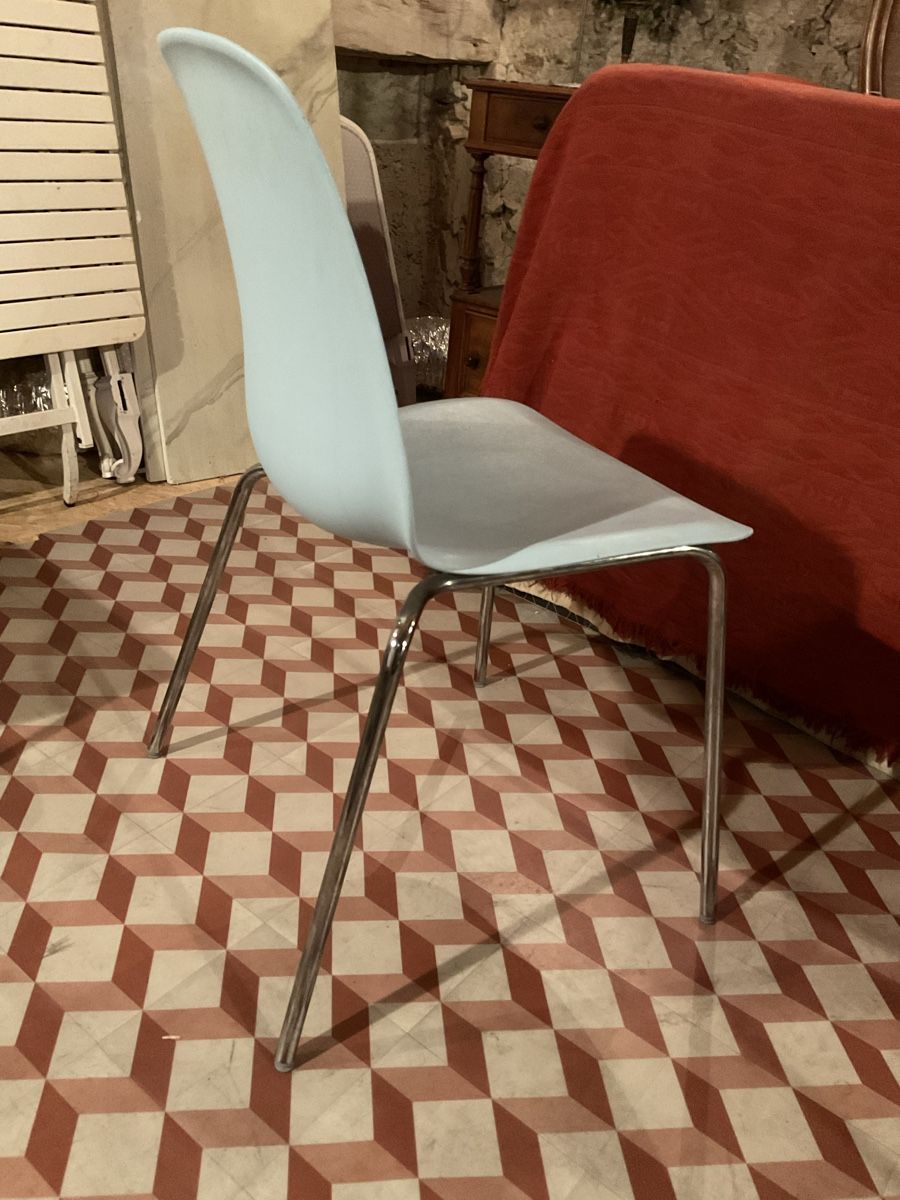 Ikea Sedie: Chaises IKEA Leifarne bleu clair  – Usato da Correvon venduto da HelloBello71 5