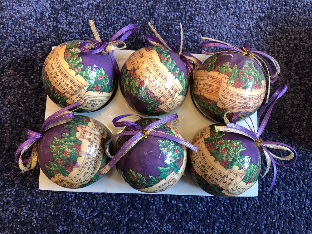 Christbaumkugeln 12 Stück lila Kaufen auf Ricardo