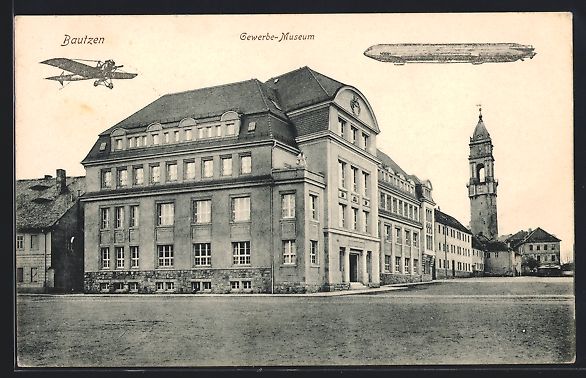 Foto & Poster: Bautzen, Gewerbe-Museum, Flugzeug, Zeppe – Usato da Berlin venduto da bartko-reher