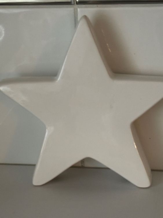 Weihnacht Dekoration Stern Weiss 25 cm (Neu und originalverpackt) in ...