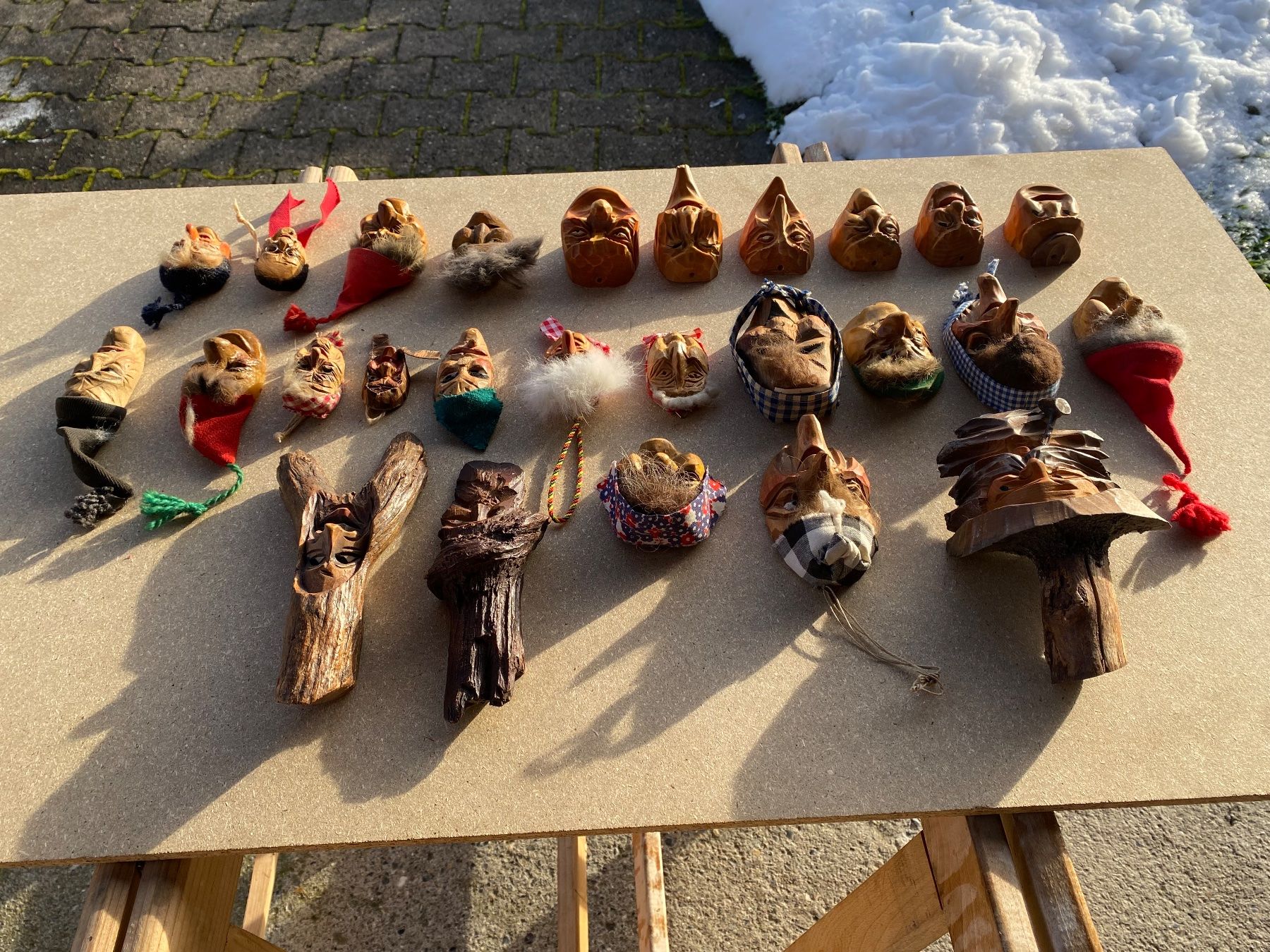 Sonstige Antiquitäten & Kunst: schöne Krienser Holzmasken – Gebraucht aus Feldbach von Olive1 6