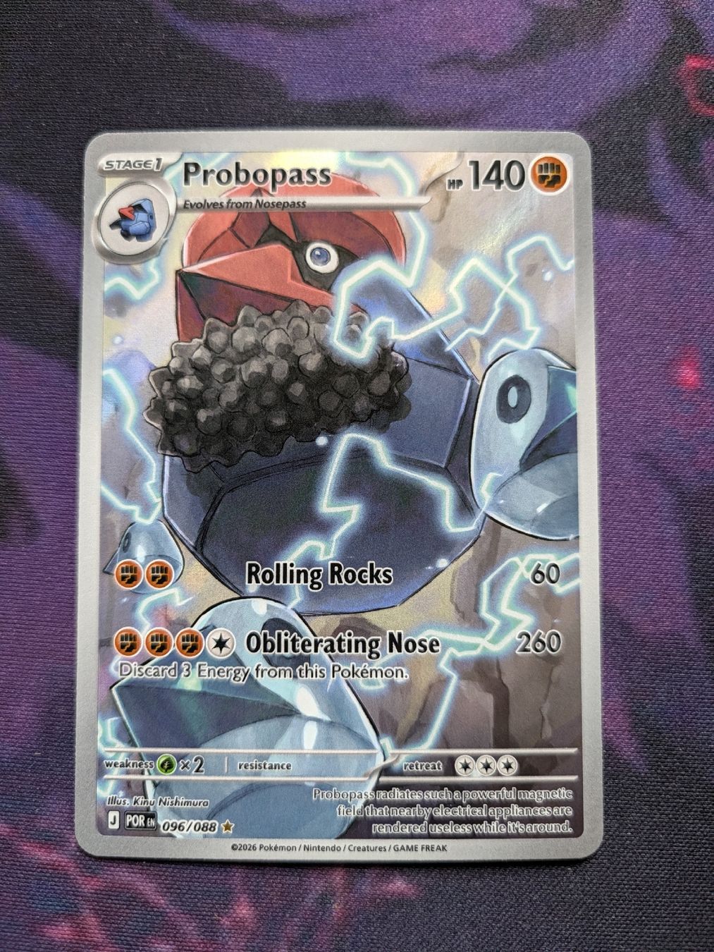 Pokémon Carte collezionabili: Probopass 096/088 EN – Nuovo (secondo la descrizione) da Chur venduto da FreakofRarity