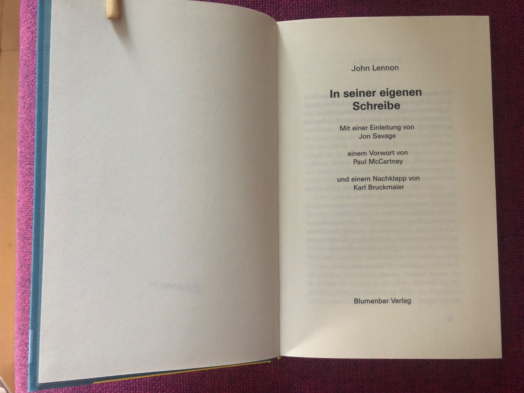 Libri: John Lennon "In seiner eigenen Schreibe" – Nuovo (secondo la descrizione) da Riehen venduto da Indiastrella 2