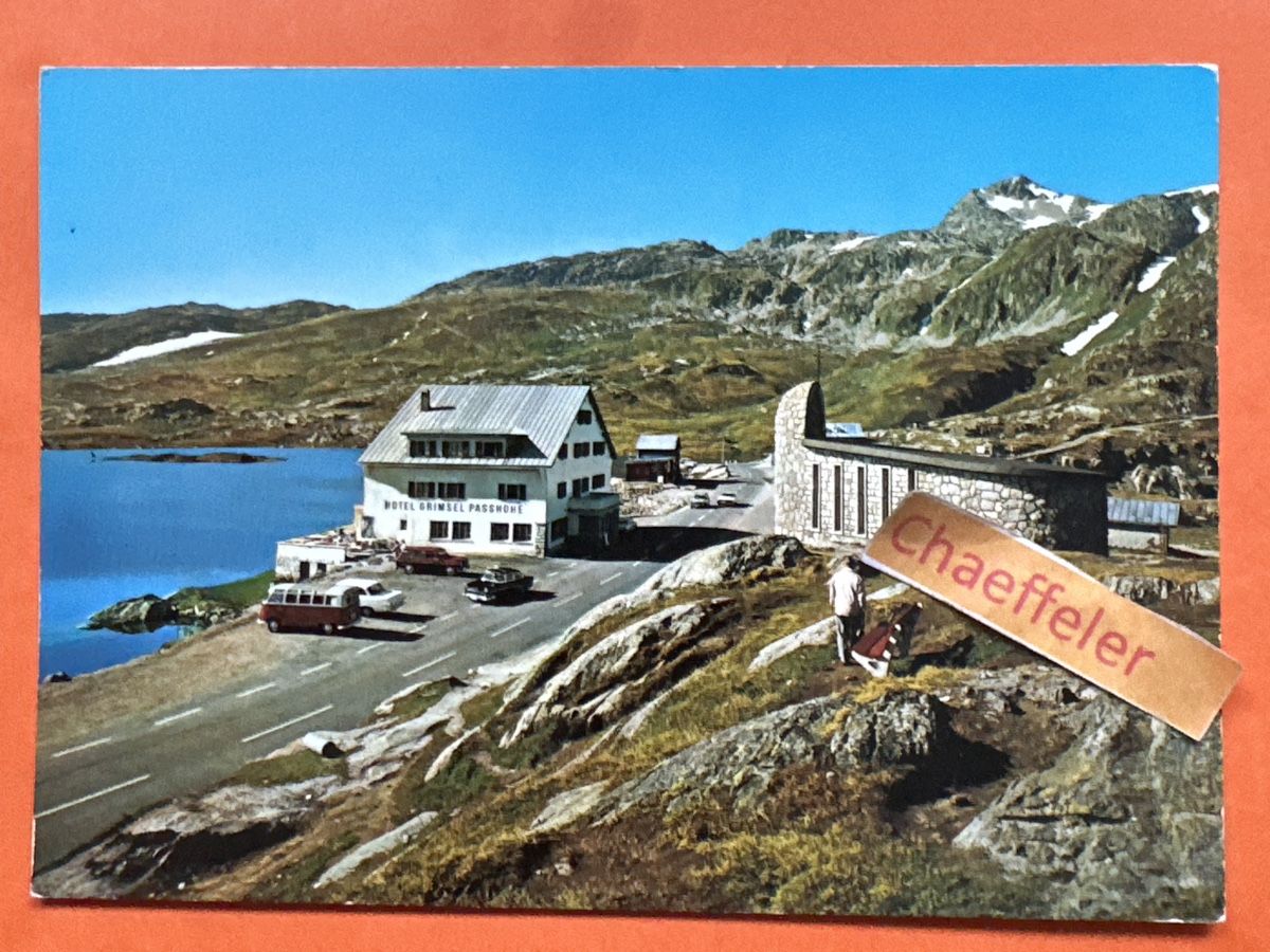 Cartoline postali: Grimsel-Passhöhe, Totensee, Siedelhorn – Usato da Zürich venduto da Chaeffeler