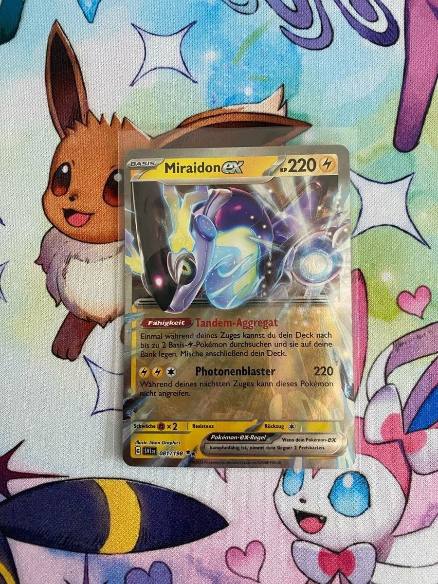 Pokémon Carte collezionabili: Pokemon Miraidon ex 081/198 SVI – Usato da Grindelwald venduto da TSG-G-Town