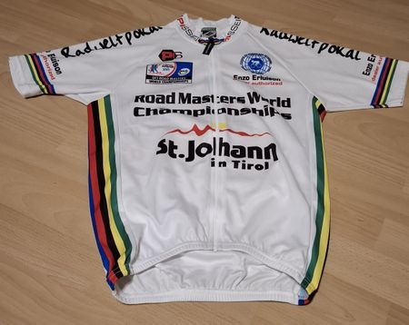 Radtrikot UCI Road Masters World Championships weiss