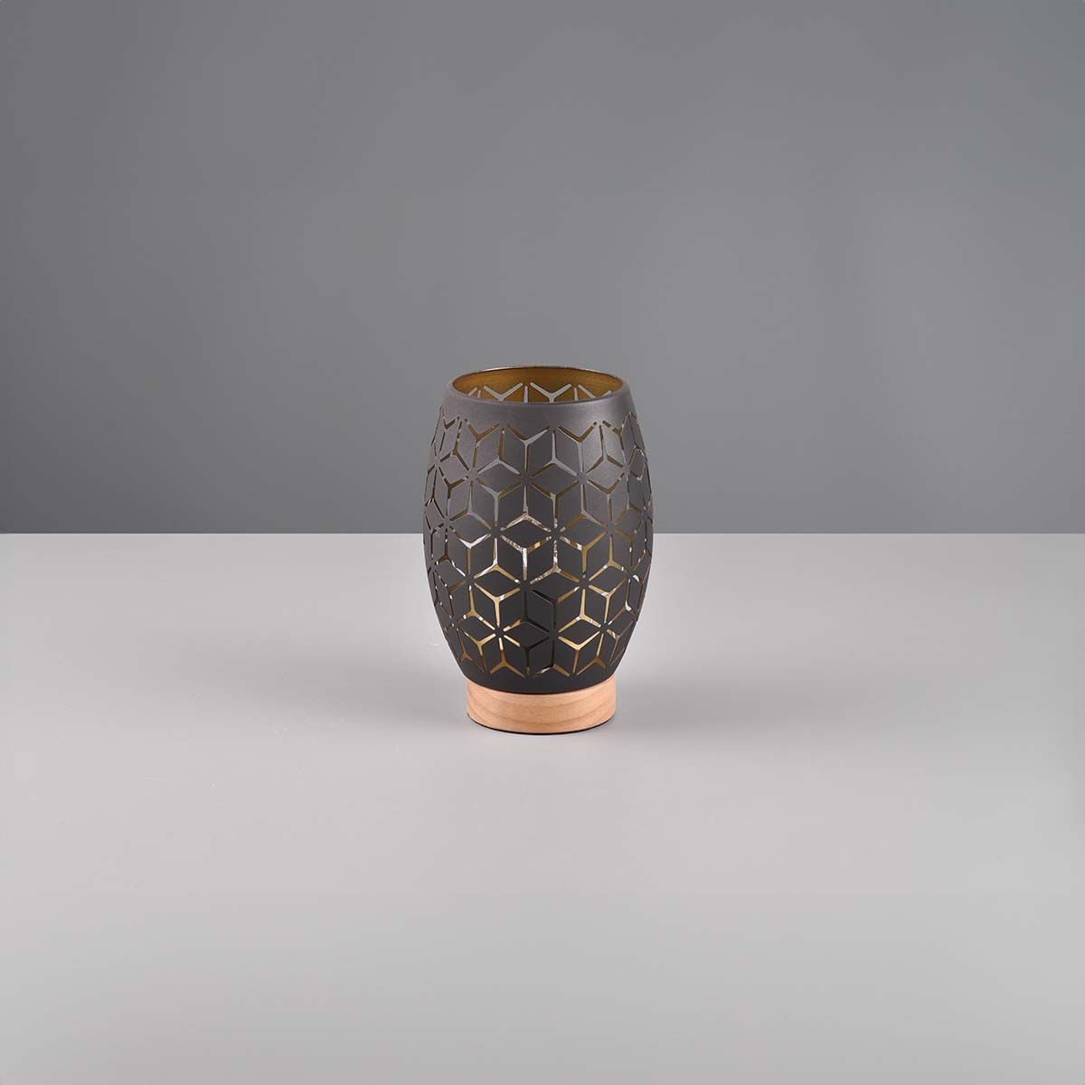 Lampade: Tischleuchte, Muster, Metall, 21 cm Höhe – Nuovo (secondo la descrizione) da Kreuzlingen venduto da Smart-Light 1