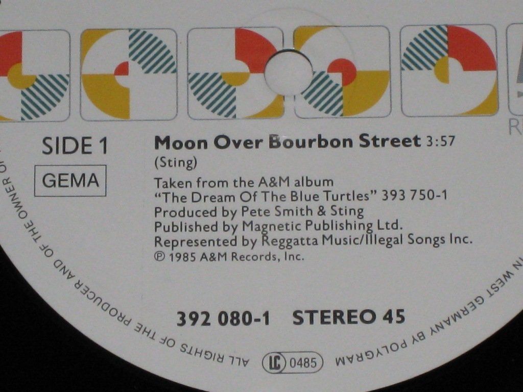Vinyles: MAXI -  STING - MOON OVER BOURBON STREET – D'occasion à Steckborn par Quo7 1