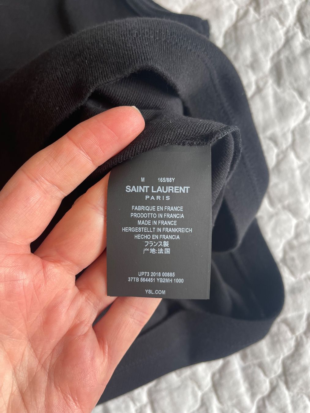 Saint Laurent Top: Schwarzes Tank Top von Saint Laurent – Usato da Zizers venduto da sarah_1987 4