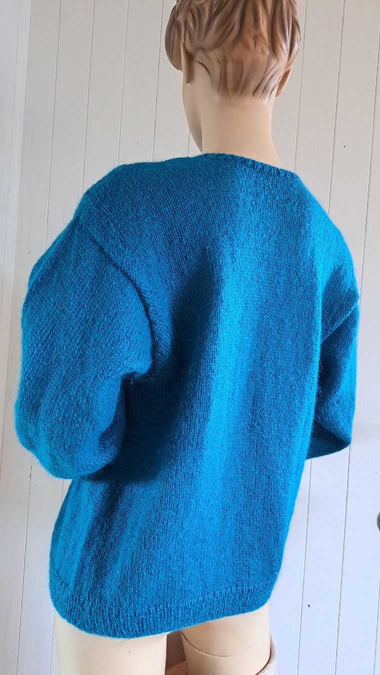 Maglioni & Felpe: 90s 80s Vintage Pulli Zopfstrickmusterpullover M 38 40 Lurex – Usato da Mollis venduto da Fauchi99 4