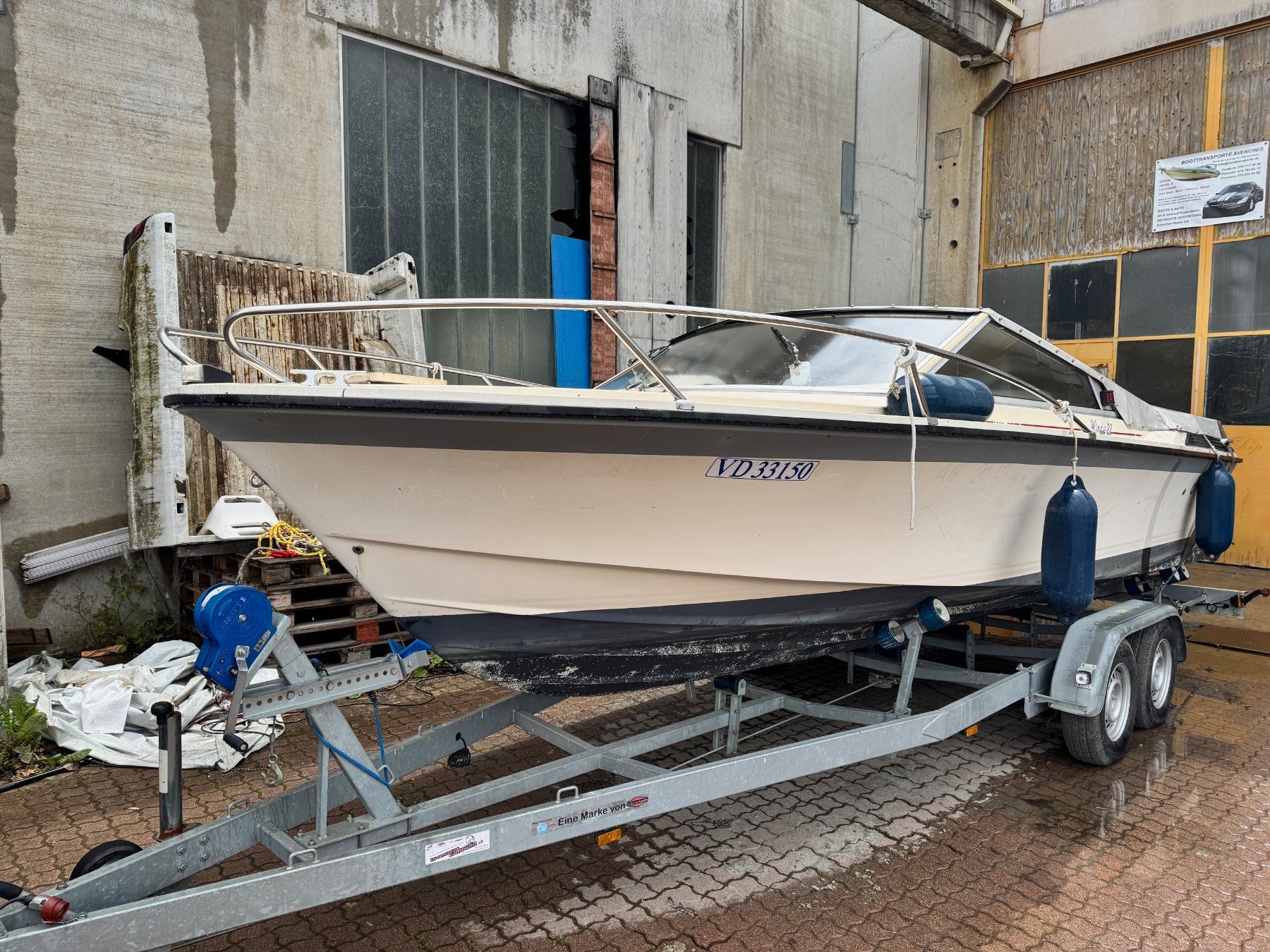 Windy Barche: WINDY 22 SPORT -  EINTAUSCH PW BOOTE - HAFENPLATZ – Usato da Avenches venduto da BOOTTRANSPORTE 1