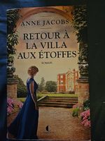 Livre Retour à la Villa aux étoffes Anne Jacobs bon état