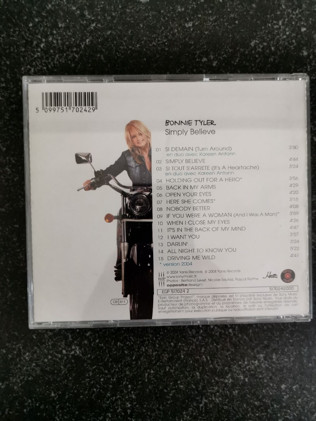 CDs: BONNIE TYLER SIMPLY BELIEVE – Gebraucht aus Genève von abba74 1